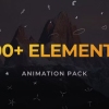 Pack Elements для DaVinci Resolve — 100+ универсальных иконок, стрелок, символов и текстовых элементов в .drfx